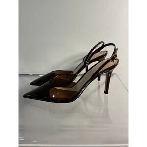 GIANVITO ROSSI - Clear Brown Pumps, Size 37.5